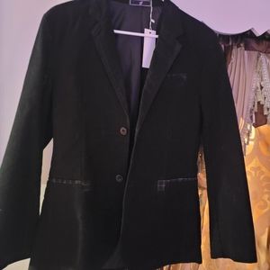 Womens blazer long sleeve black color